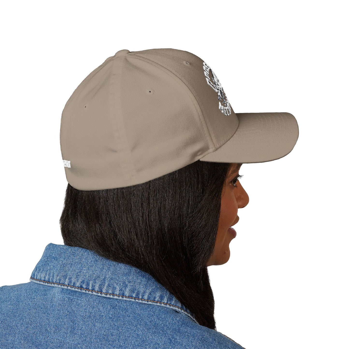 Embroidered Closed-Back Cap - Trendy Hat for Casual Outings, Outdoor Events, Gift for Him/Her, Unique Fashion Accessory, Stylish Headwear