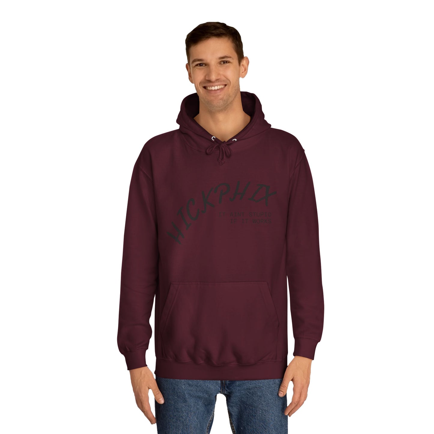 Unisex College Hoodie - Vintage Style Graphic, Perfect Gift for Students, Casual Wear, College Apparel, Everyday Comfort