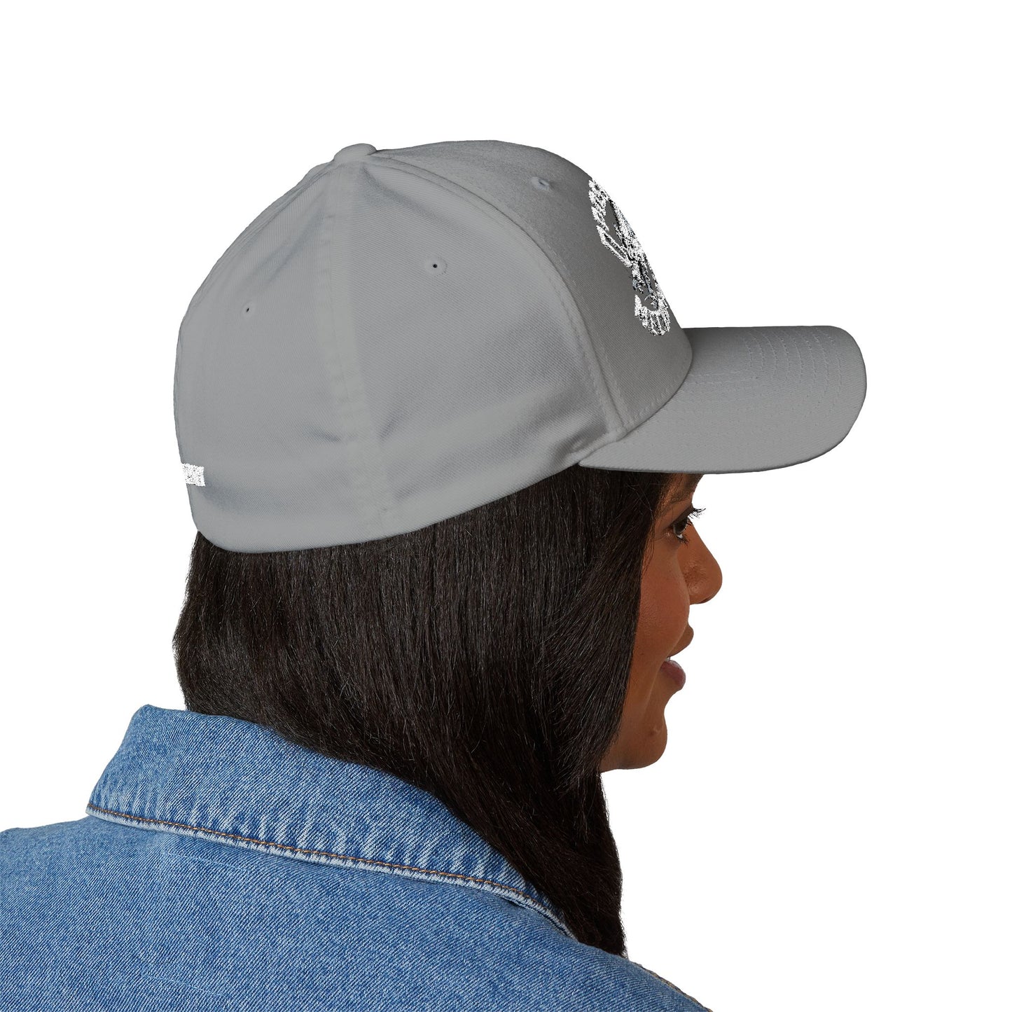 Embroidered Closed-Back Cap - Trendy Hat for Casual Outings, Outdoor Events, Gift for Him/Her, Unique Fashion Accessory, Stylish Headwear