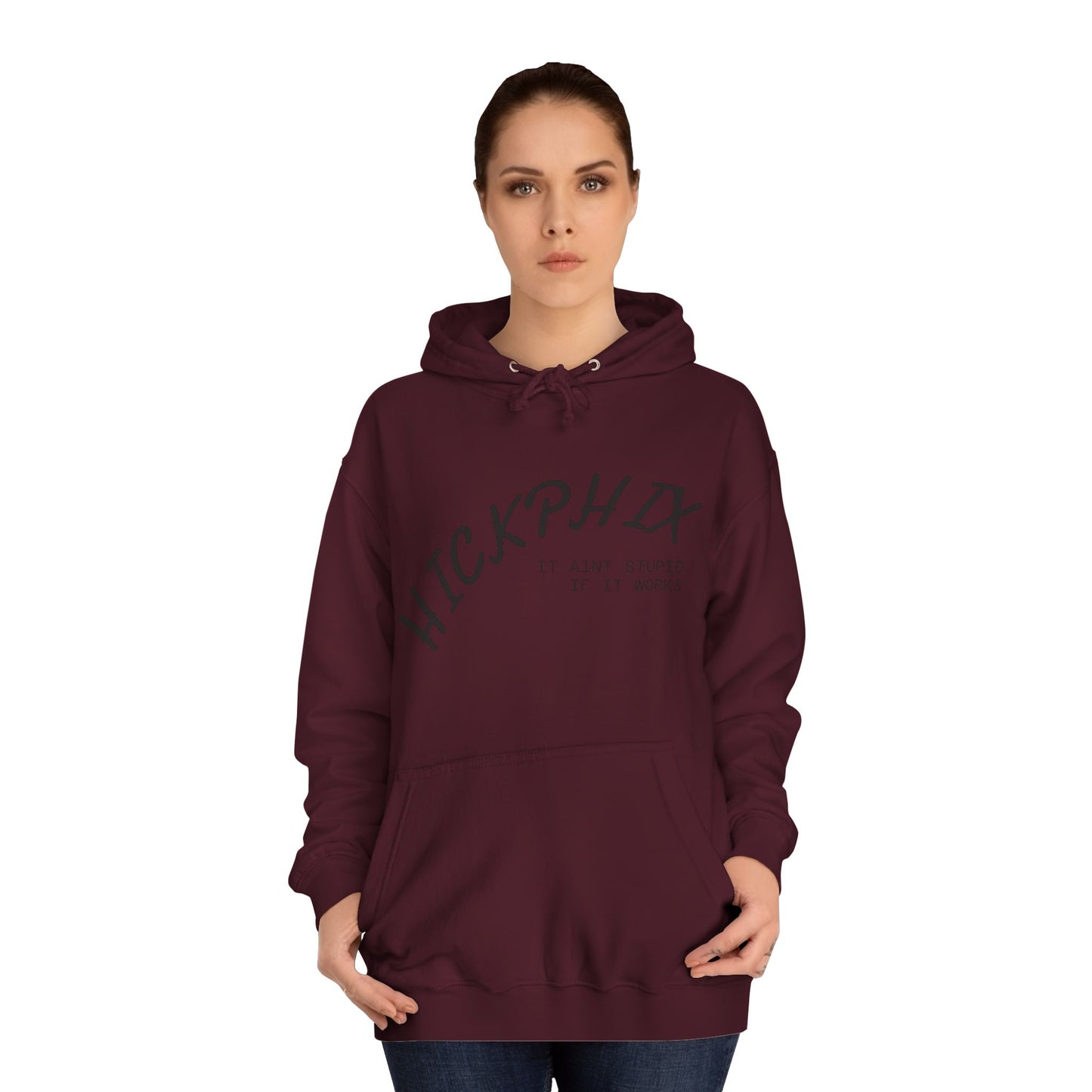 Unisex College Hoodie - Vintage Style Graphic, Perfect Gift for Students, Casual Wear, College Apparel, Everyday Comfort
