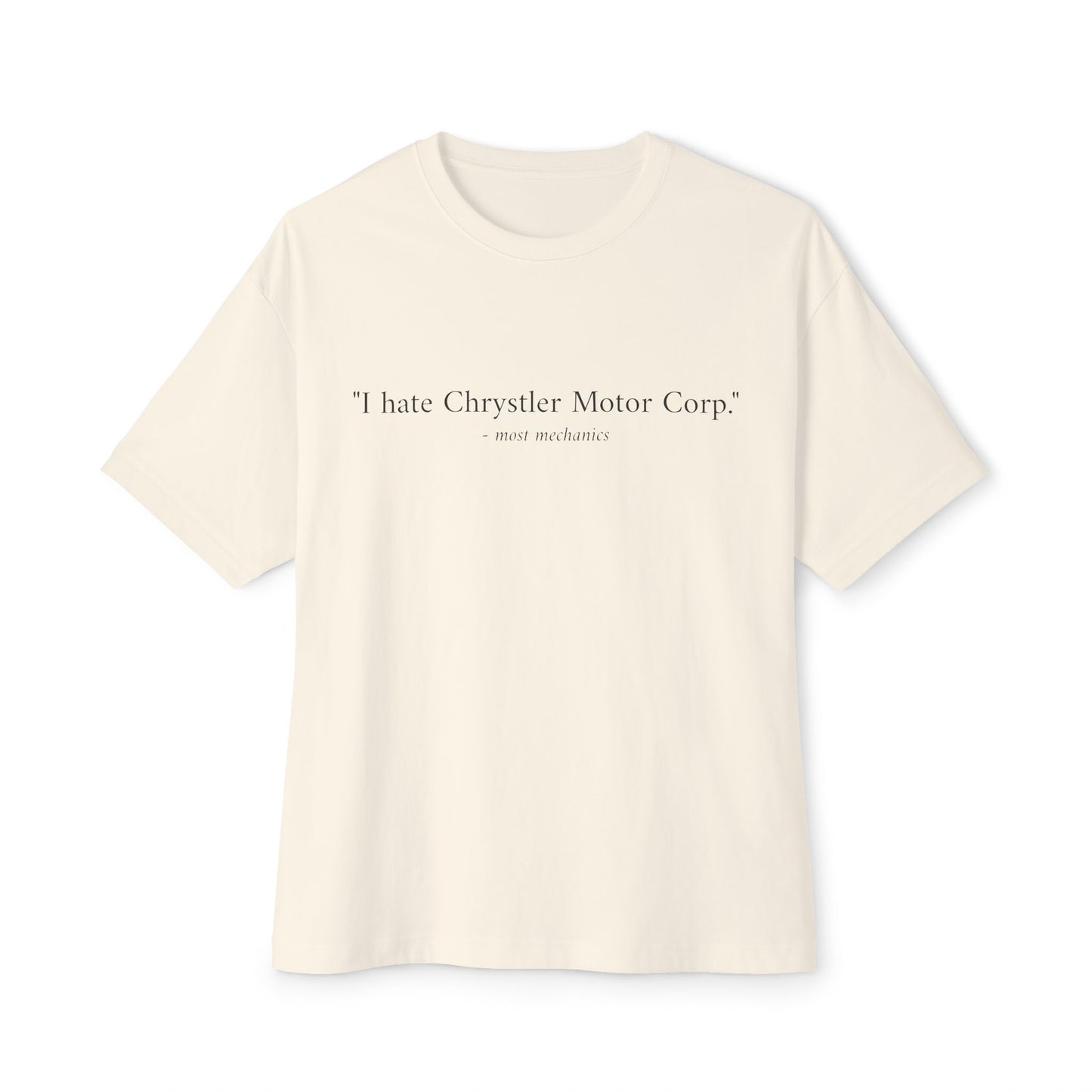 Unisex Oversized Boxy Tee