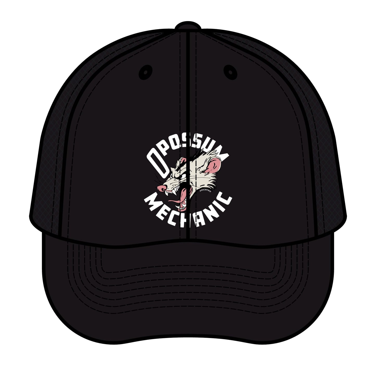 Retro Opossum Mechanic Trucker Hat, Vintage Cap, Gift for Mechanics, Outdoor Accessory, Unisex Headwear, Casual Style